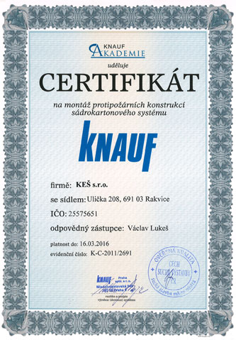 Sádrokartony KEŠ